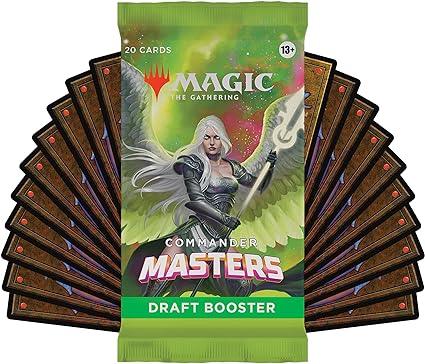 MTG Commander Masters Draft Booster - Magic: The Gathering Collectible Cards - Ventura Games