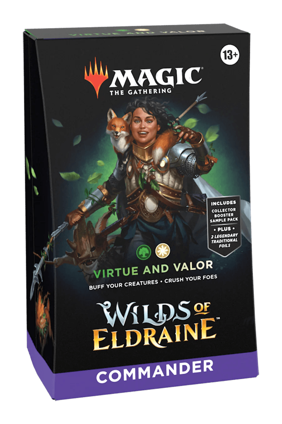 MTG Wilds of Eldraine Commander Deck - Virtue and Valor | Magic: The Gathering - Ventura Games