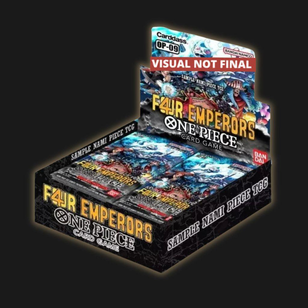 One Piece Card Game Booster Display OP09 - The Four Emperors - EN Ventura Games One Piece Card Game Booster Display OP09 - The Four Emperors - EN Ventura Games