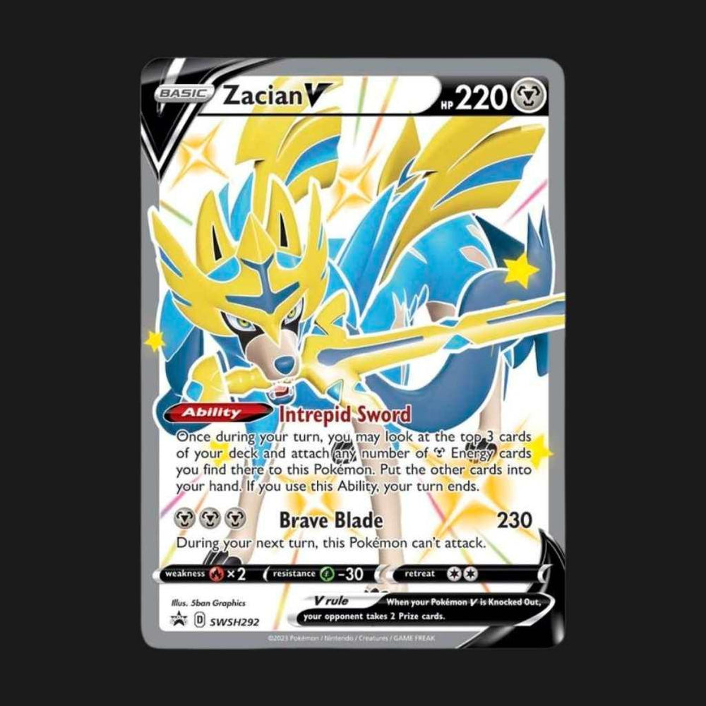 PKM - Sword & Shield 12.5 Crown Zenith Premium Figure Shiny Zacian Box Ventura Games PKM - Sword & Shield 12.5 Crown Zenith Premium Figure Shiny Zacian Box Ventura Games