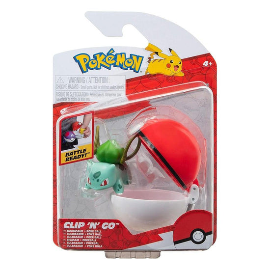 Pokémon Clip'n'Go Poké Balls Bulbasaur & Poké Ball - Ventura Games