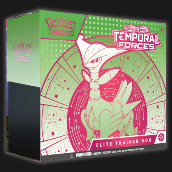 Pokémon TCG - Scarlet & Violet 5 - Temporal Forces Elite Trainer Box - Iron Leaves - Ventura Games