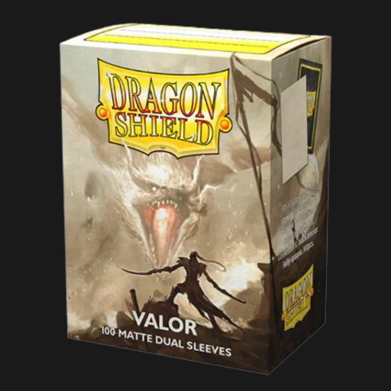 Dragon Shield Standard Size Matte Dual Sleeves - Valor (100 Sleeves)