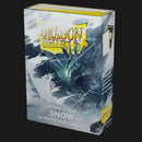 Dragon Shield Japanese size Dual Matte Sleeves - Snow 'Nirin' (60 Sleeves)