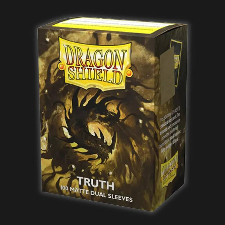 Dragon Shield Sleeves - Standard Size - Matte Dual - Truth Design (100 Sleeves)