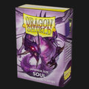 Dragon Shield Dual Matte Japanese Size Sleeves - Metallic Purple / Soul (60 Sleeves)