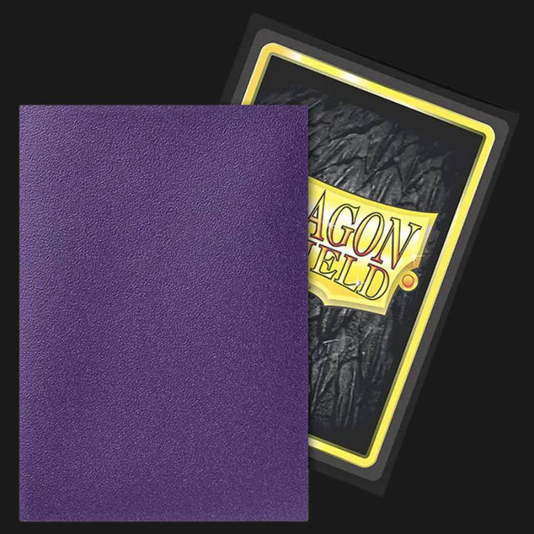 Dragon Shield Dual Matte Japanese Size Sleeves - Metallic Purple / Soul (60 Sleeves)