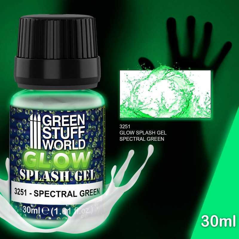 Splash gel Glow - Spectral GREEN 30ml - Green Stuff World - Ventura Games