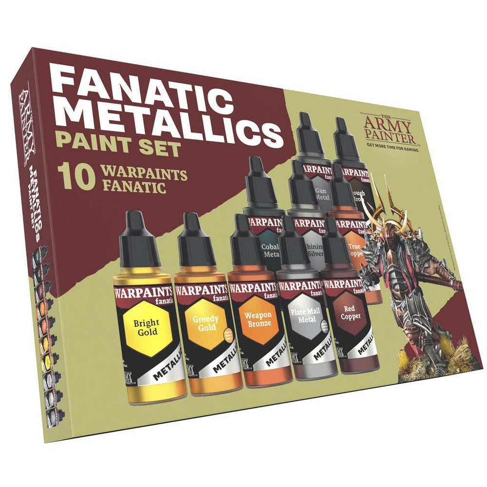 The Army Painter - Warpaints Fanatic - Metallics Paint Set - Ventura Games