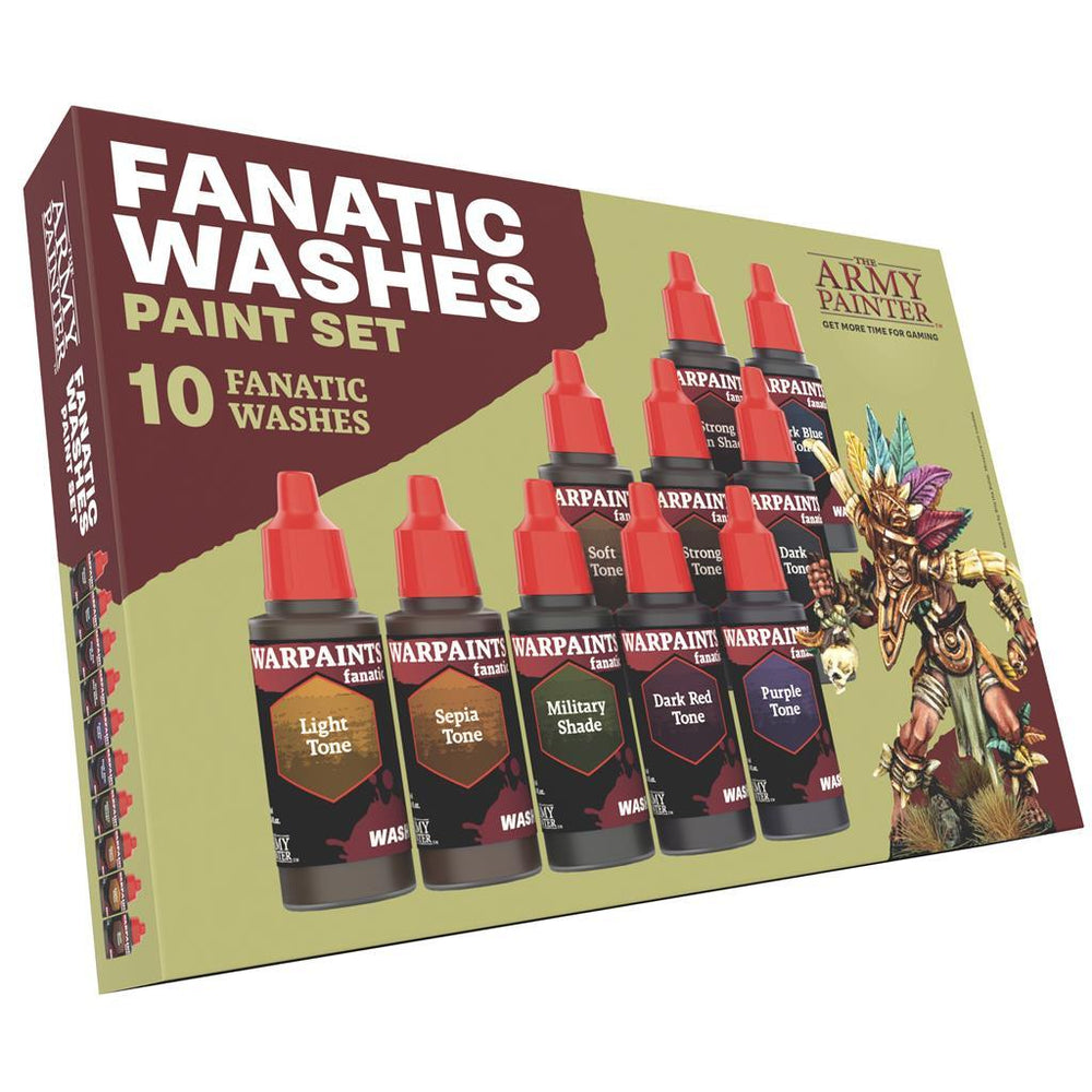The Army Painter - Warpaints Fanatic - Washes Paint Set - Ventura Games