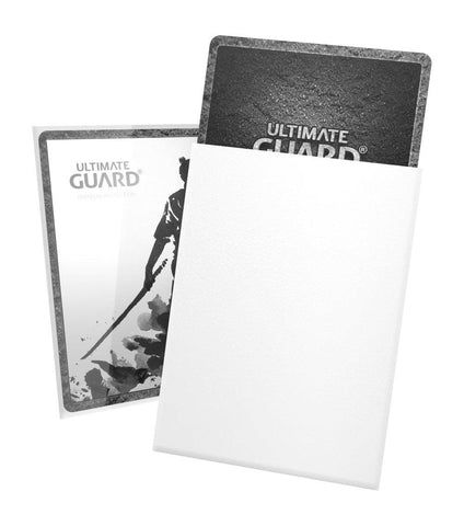 Ultimate Guard Katana Sleeves Standard Size White (100) - Ventura Games