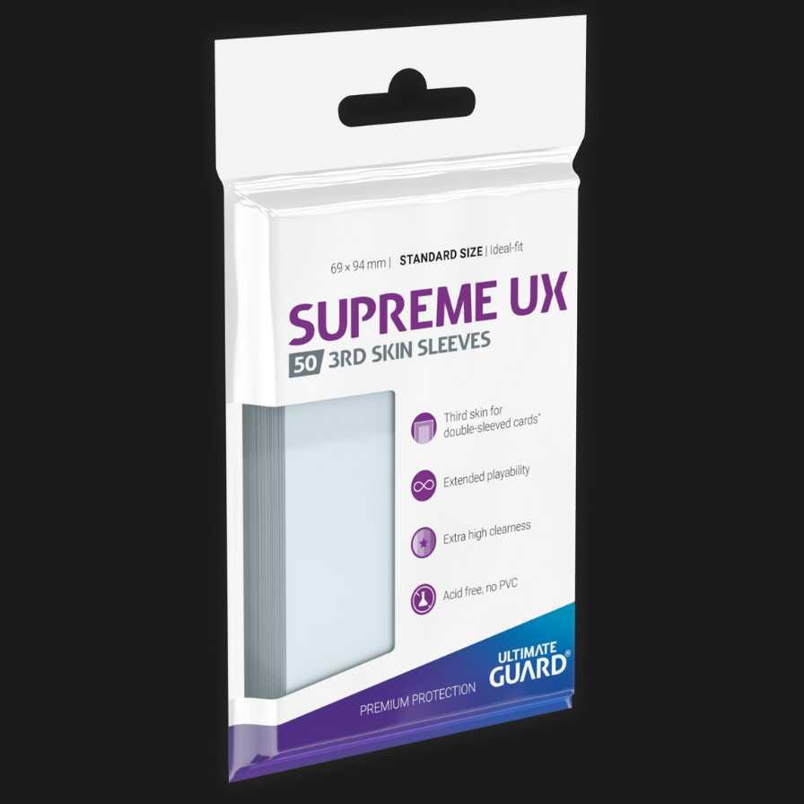 Ultimate Guard Supreme UX 3rd Skin Transparent (50) - Ventura Games