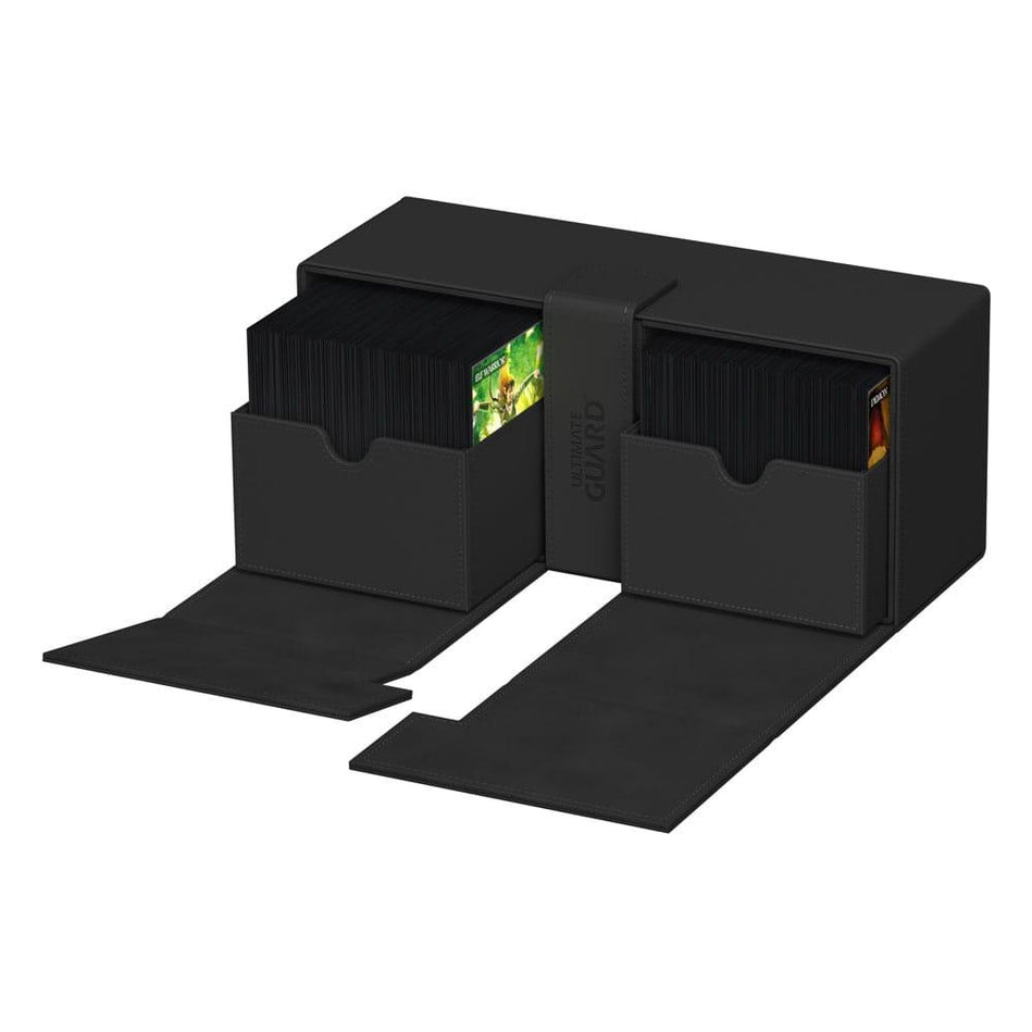 Ultimate Guard Twin Flip`n`Tray 266+ Xenoskin Black - Ventura Games