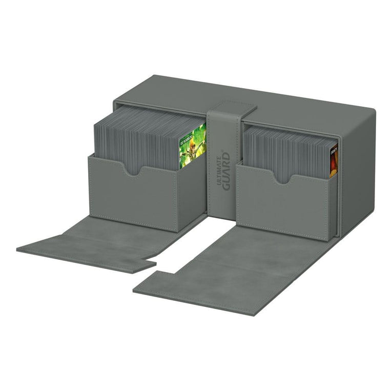 Ultimate Guard Twin Flip`n`Tray 266+ Xenoskin Grey - Ventura Games