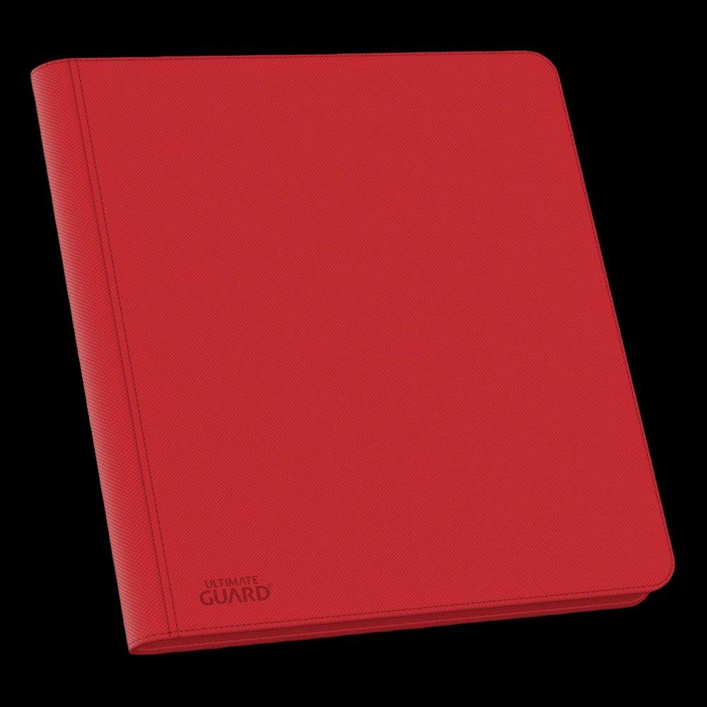 Ultimate Guard Zipfolio 480 - 24-Pocket XenoSkin (Quadrow) - Red - Ventura Games