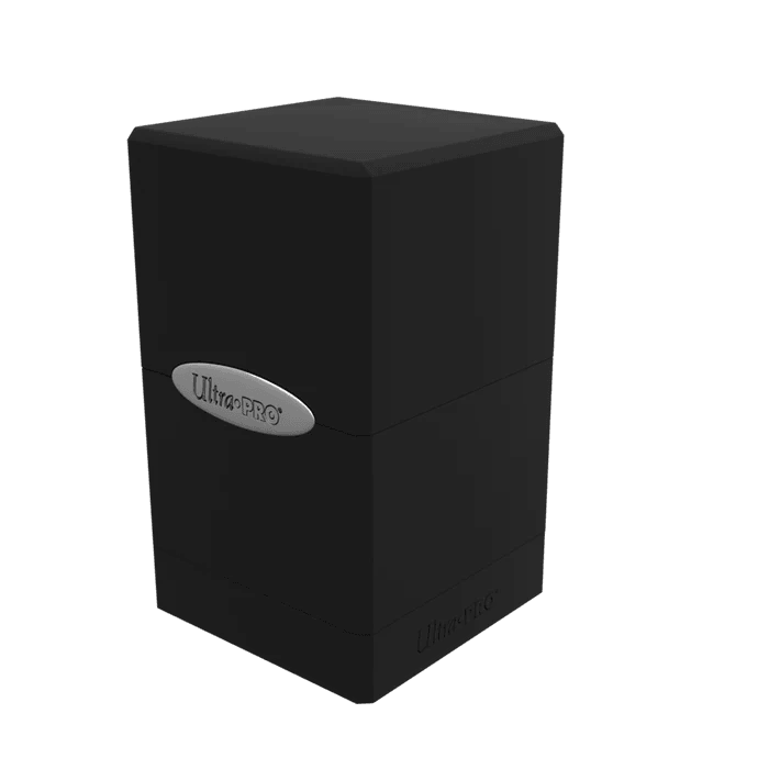 UP - Deck Box - Satin Tower - Black - Ventura Games