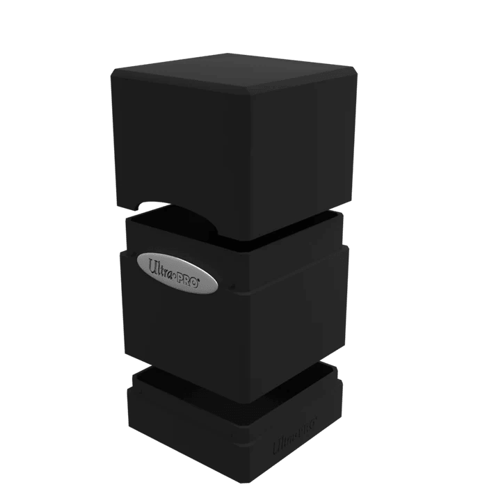 UP - Deck Box - Satin Tower - Black - Ventura Games