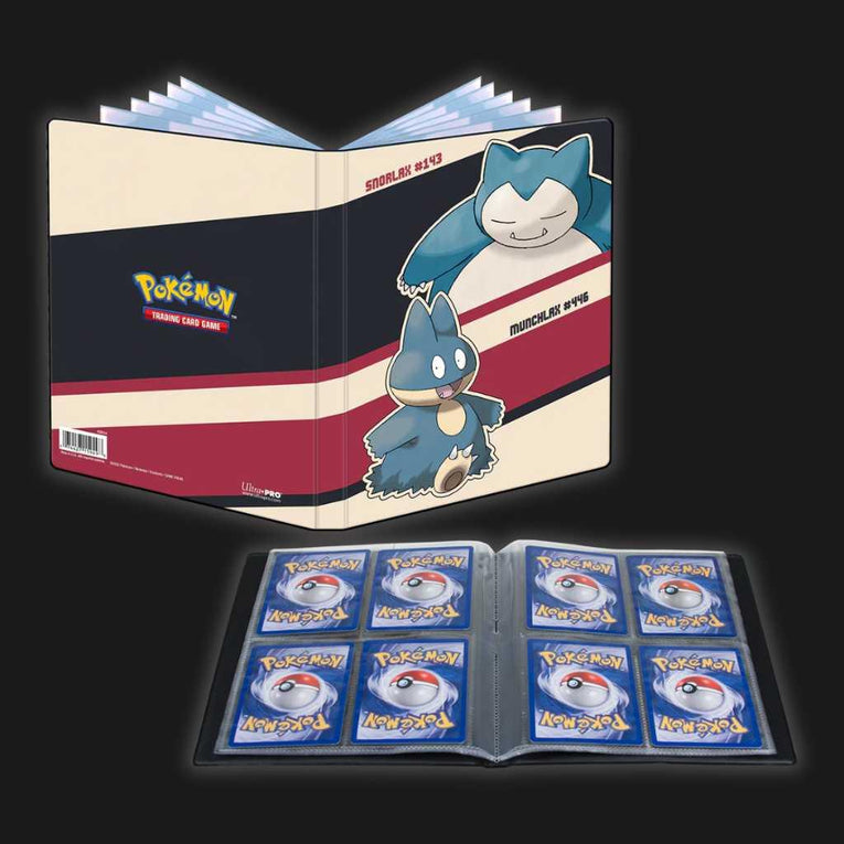 UP - Snorlax & Munchlax 4-Pocket Portfolio for Pokémon - Ventura Games