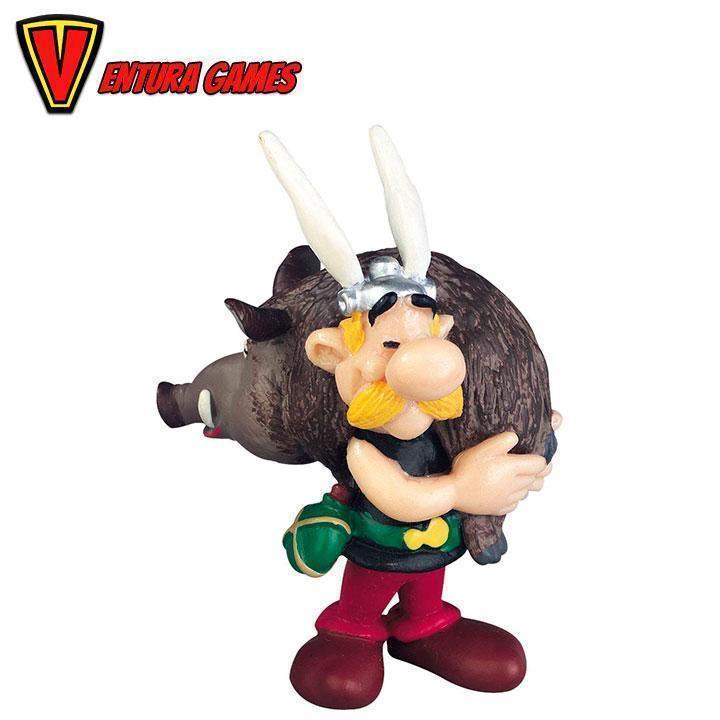Asterix Figure Asterix holding a Boar 6 cm - Ventura Games