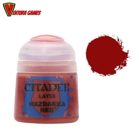 Citadel: Paint Layer - Wazdakka Red - Ventura Games