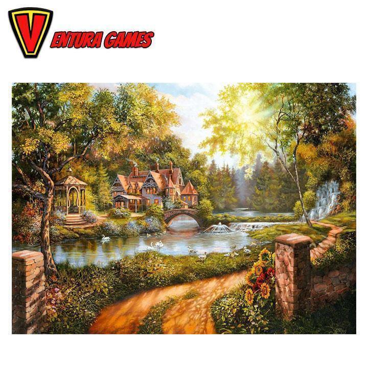 Cottage by the River Puzzle (500 pieces) - Ventura Games
