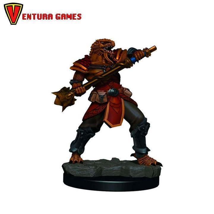 D&D Icons of the Realms Premium Figures: Male Dragonborn Fighter - Ventura Games