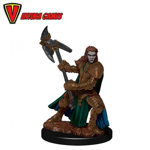 D&D Icons of the Realms: Premium Painted Figure - Half-Orc Fighter Female - Ventura Games