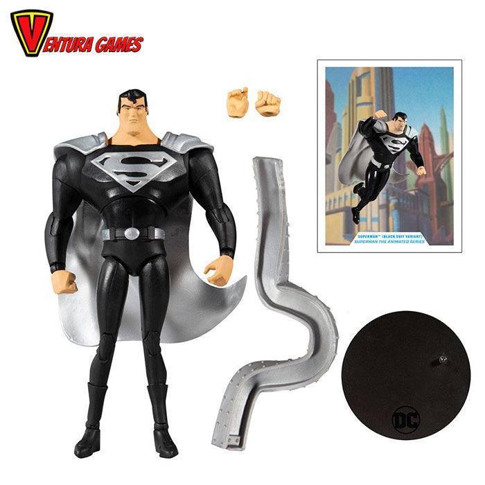 DC Multiverse Action Figure Superman Black Suit Variant (Superman: The Animated Series) 18 cm - Ventura Games
