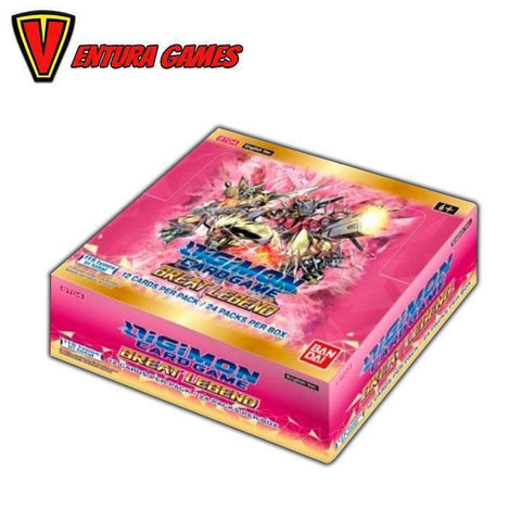 Digimon Card Game - Great Legend Booster Box BT04 (24 Packs) - Ventura Games
