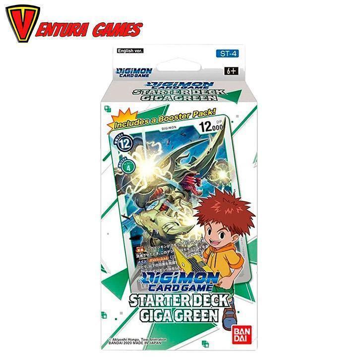 Digimon Card Game - Starter Deck Giga Green ST-4 - Ventura Games