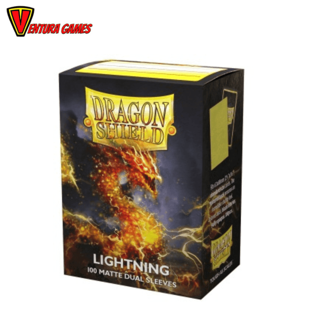 Dragon Shield Dual Matte Sleeves - Lightning 'Ailia' (100 Sleeves) - Ventura Games