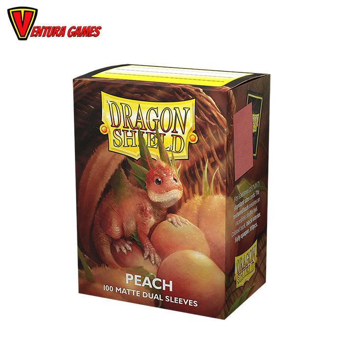 Dragon Shield Dual Matte Sleeves - Peach Piip (100 Sleeves) - Ventura Games