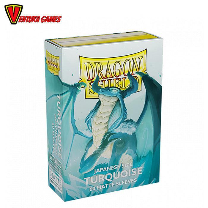 Dragon Shield Japanese Matte Sleeves - Turquoise 'Yadolom' (60 Sleeves) - Ventura Games