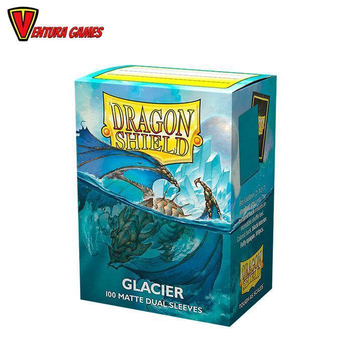 Dragon Shield Matte Sleeves - Matte Dual Glacier (100 Sleeves) - Ventura Games
