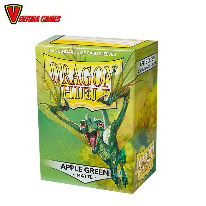 Dragon Shield Sleeves - Matte Apple Green (100 Sleeves) - Ventura Games