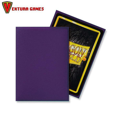 Dragon Shield Standard Sleeves - Matte Purple - Ventura Games