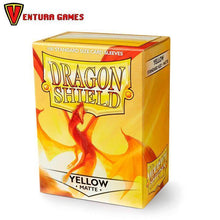 Dragon Shield Standard Sleeves - Matte Yellow - Ventura Games