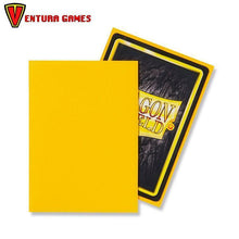 Dragon Shield Standard Sleeves - Matte Yellow - Ventura Games