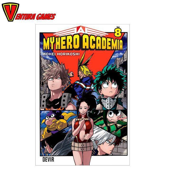 Mangá: My Hero Academia - A ascenção de Yaoyorozu Volume 8 - Ventura Games