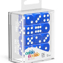 Oakie Doakie Dice D6 Dice 16 mm Solid - Blue (12) - Ventura Games