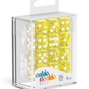 Oakie Doakie Dice D6 Dice 16 mm Translucent - Yellow (12) Dice Oakie Doakie - Ventura Games