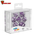 Oakie Doakie Dice RPG Set Marble - Purple (7) - Ventura Games