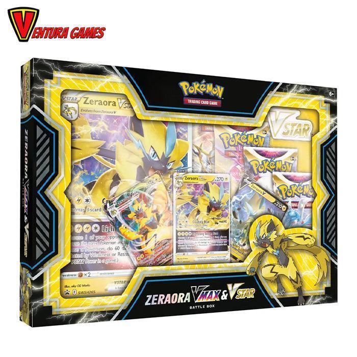 Pokemon TCG - Zeraora VMAX & VSTAR Battle Box - Ventura Games