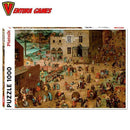 Puzzle - Bruegel Childrens Games (1000 pieces) - Ventura Games