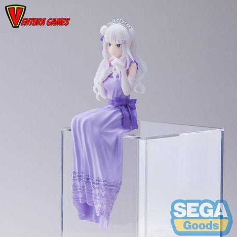Re:Zero - Starting Life in Another World: Lost in Memories PM Perching PVC Statue Emilia (Dressed-Up Party) 14 cm - Ventura Games