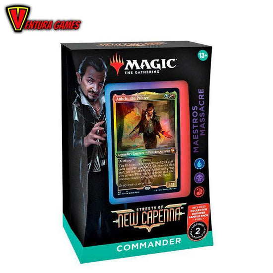 Streets Of New Capenna Commander Deck - Maestros Massacre | Magic the Ventura Games Streets Of New Capenna Commander Deck - Maestros Massacre | Magic the Ventura Games