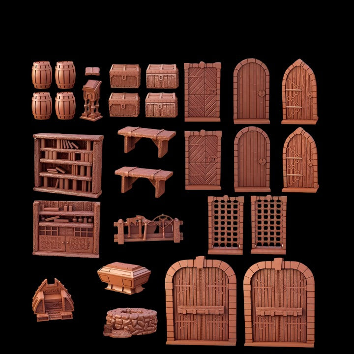 Terrain Crate: Dungeon Essentials (Rebranded Product) - Ventura Games