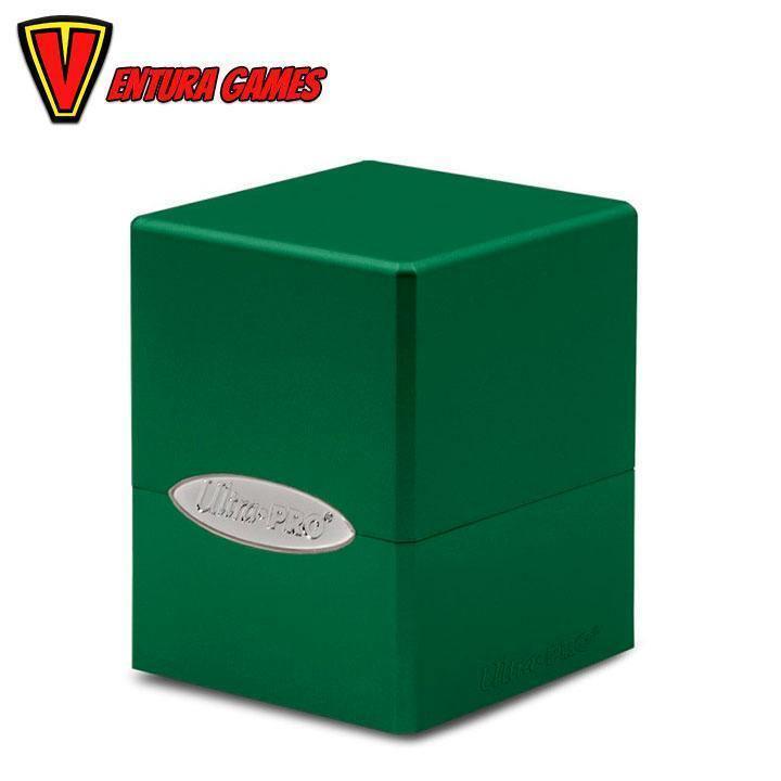 UP - Deck Box - Satin Cube - Forest Green - Ventura Games