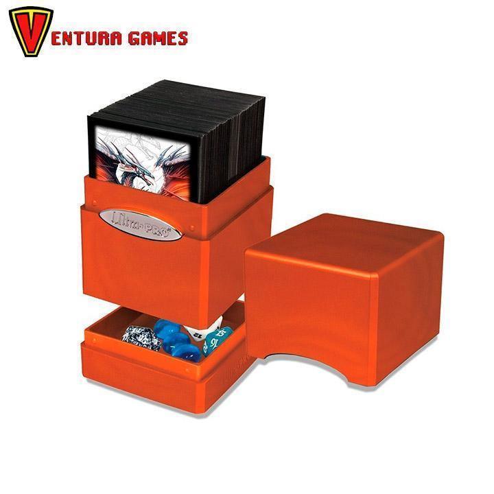 UP - Deck Box - Satin Tower - Hi-Gloss Pumpkin - Ventura Games
