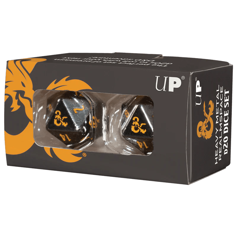 UP - HEAVY METAL REALMSPACE D20 DICE SET FOR DUNGEONS & DRAGONS - Ventura Games